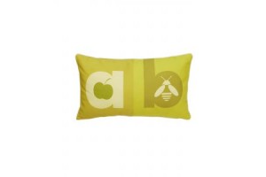 Подушка Apple Bee Logo 52 x 30 Yellow