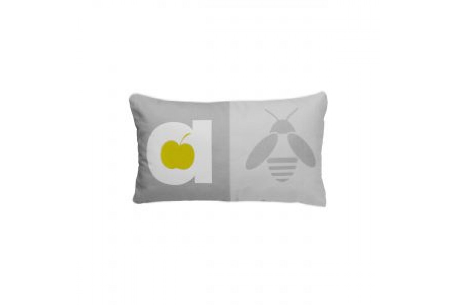 Подушка Apple Bee Logo 52 x 30 Grey