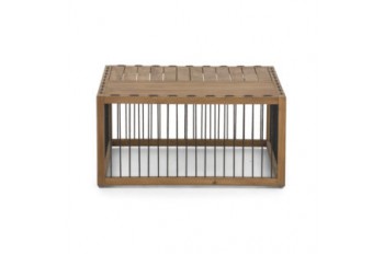Кавовий стіл Apple Bee La Croix 70 x 70 Natural/Black