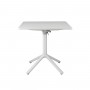 Обідній стіл SCAB ECO 2461 70 x 70 Білий/Коричневий/Антрацит