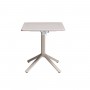 Обідній стіл SCAB ECO 2460 80 x 80 Білий/Коричневий/Антрацит