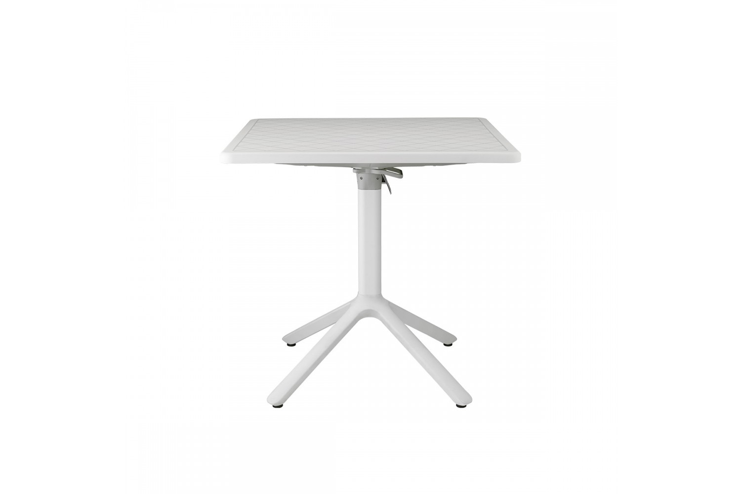 Обідній стіл SCAB ECO 2460 80 x 80 Білий/Коричневий/Антрацит