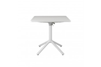 Обеденный стол SCAB ECO 2460 80 x 80 Белый/Коричневый/Антрацит