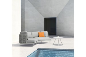 Кутовий стіл високий COUTURE TREE d50 Сірий