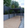 Альтанка (пергола) IMPERADOR Deluxe 3,6x3,6 ANTHRACITE