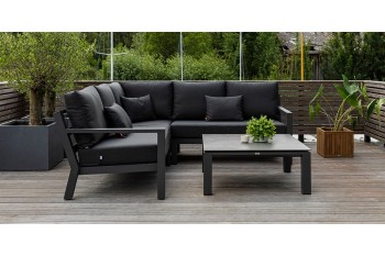 Кутовий комплект LIFE OUTDOOR Living SOHO 253 х 253 Антрацит