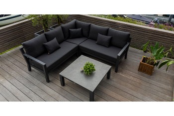 Кутовий комплект LIFE OUTDOOR Living SOHO 253 х 253 Антрацит