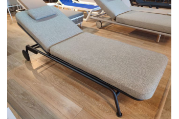 Шезлонг з подушками LAGOM LM SUNSET 28G Антрацит