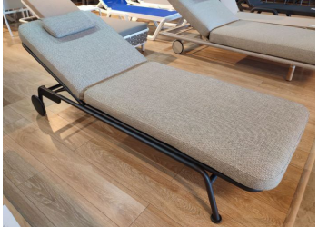 Шезлонг з подушками LAGOM LM SUNSET 28G Антрацит