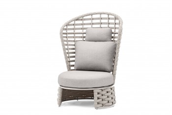 Крісло з високою спинкою COUTURE NOBLE 92519530 Таупе