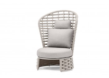 Крісло з високою спинкою COUTURE NOBLE 92519530 Таупе