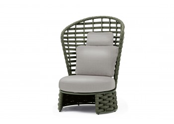 Крісло з високою спинкою COUTURE NOBLE 92519530 Зелений