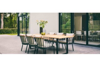 Обідній стіл Apple Bee Condor 240 x 95 Natural/Black